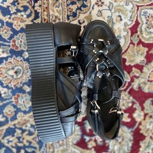 UNIF Vegan Leather Platform Creepers